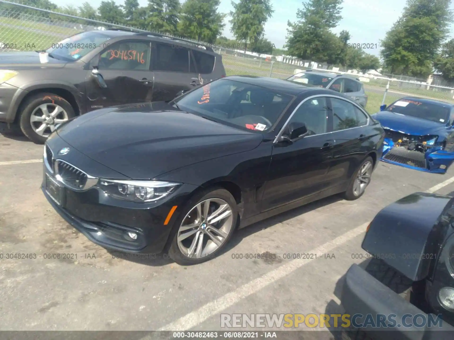 2 Photograph of a damaged car WBA4J3C58KBL09095 BMW 4 SERIES 2019