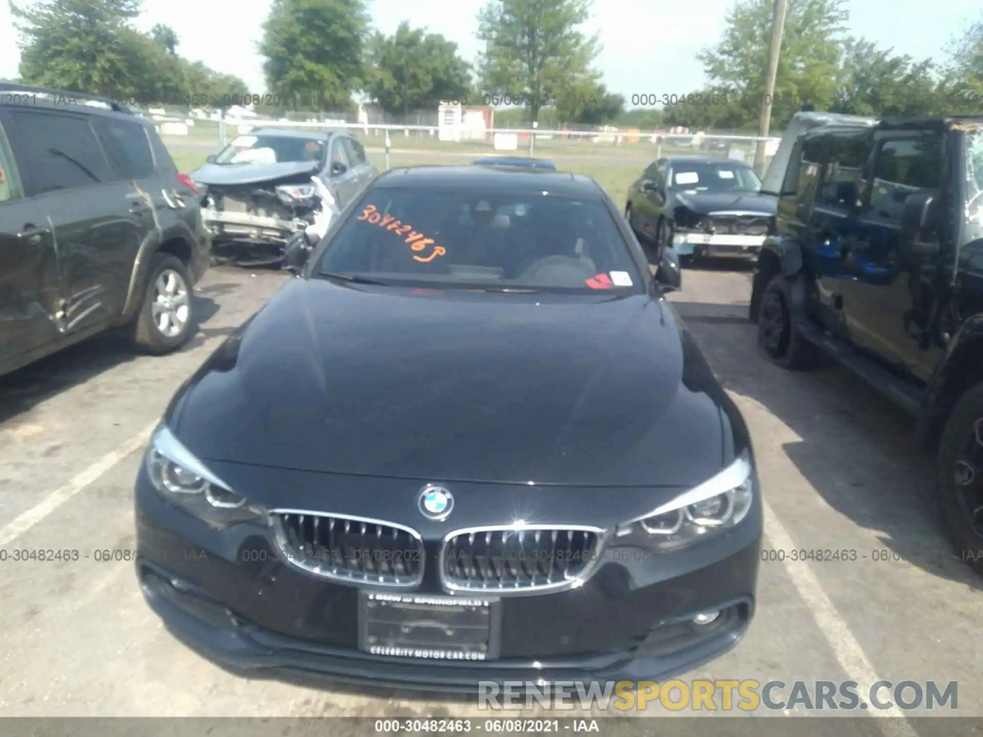 6 Photograph of a damaged car WBA4J3C58KBL09095 BMW 4 SERIES 2019