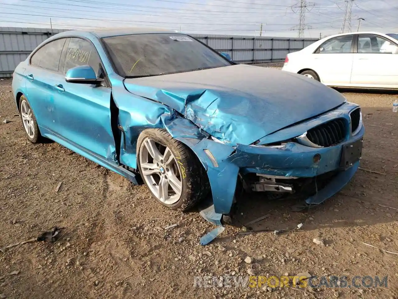 1 Photograph of a damaged car WBA4J3C58KBL10909 BMW 4 SERIES 2019