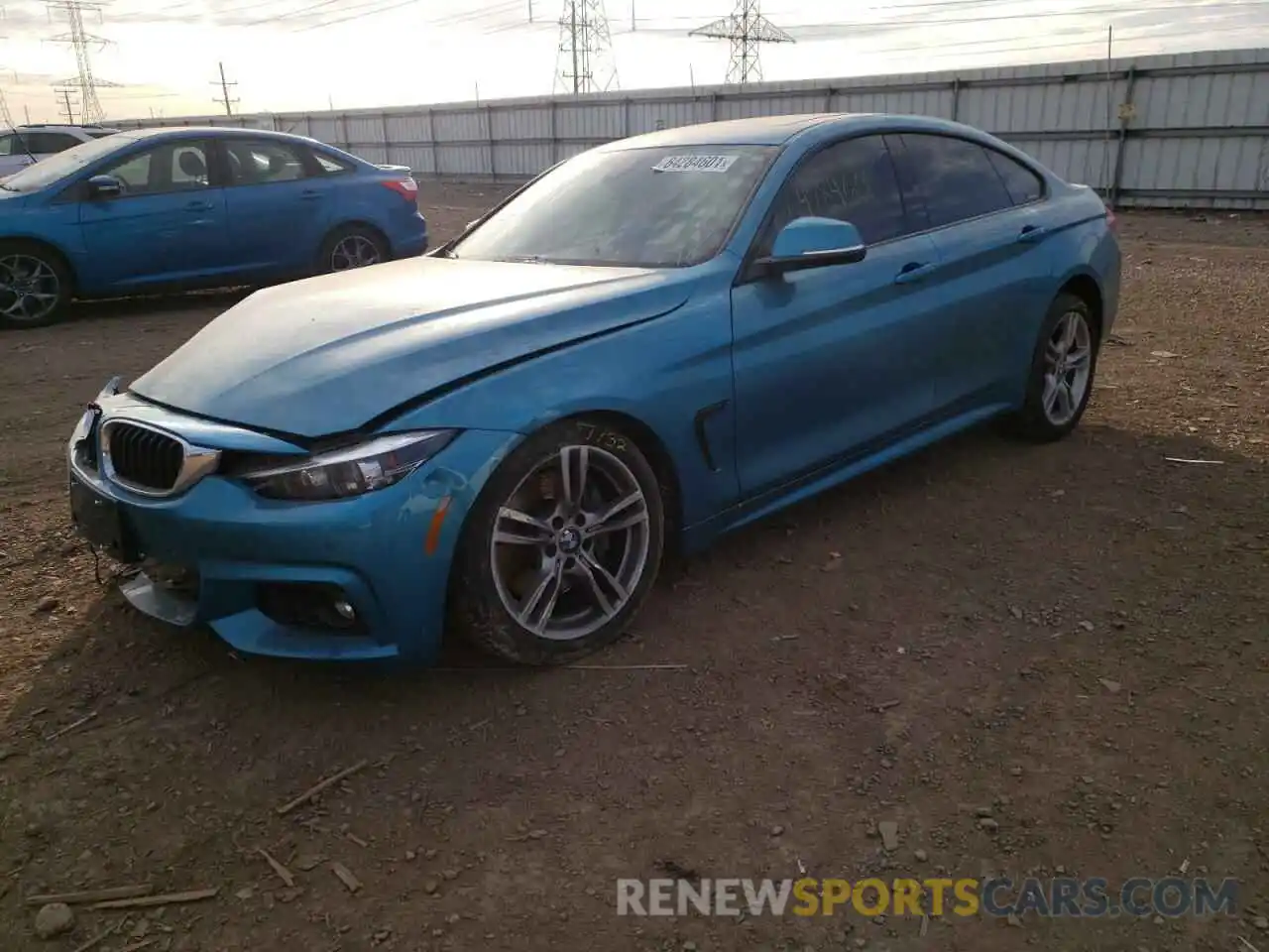 2 Фотография поврежденного автомобиля WBA4J3C58KBL10909 BMW 4 SERIES 2019