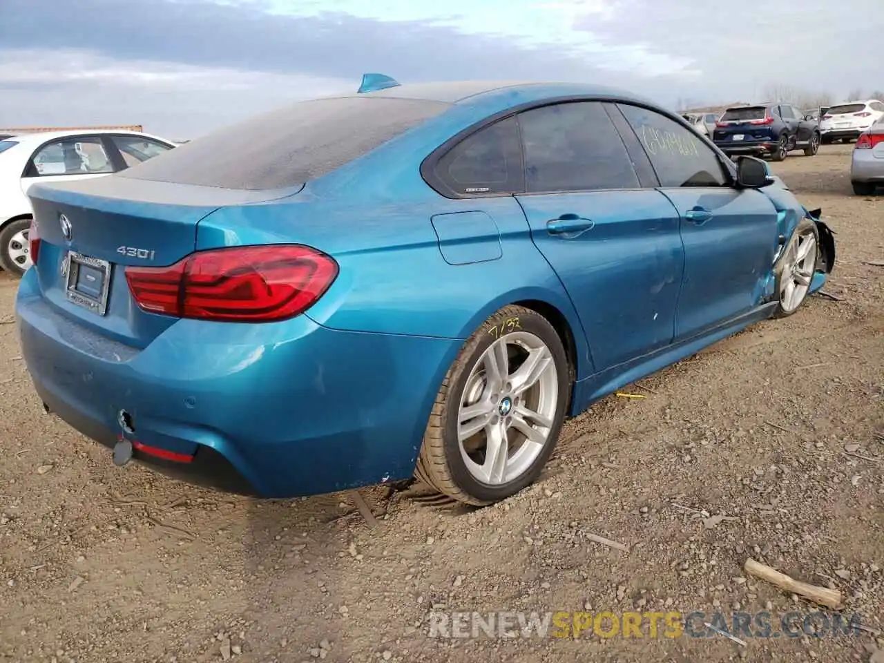 4 Фотография поврежденного автомобиля WBA4J3C58KBL10909 BMW 4 SERIES 2019