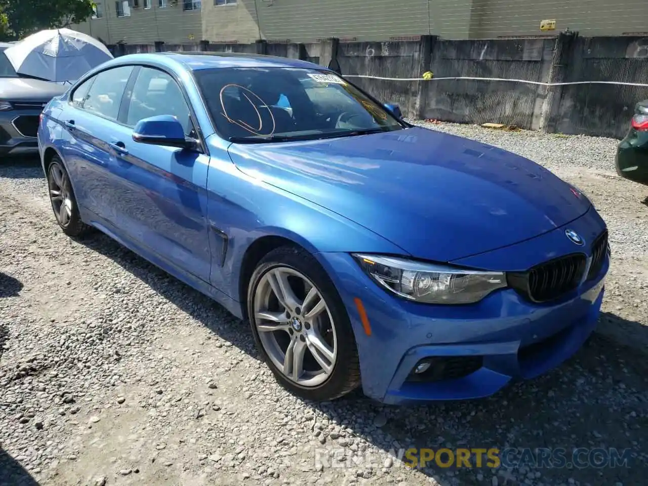 1 Фотография поврежденного автомобиля WBA4J3C59KBL04990 BMW 4 SERIES 2019