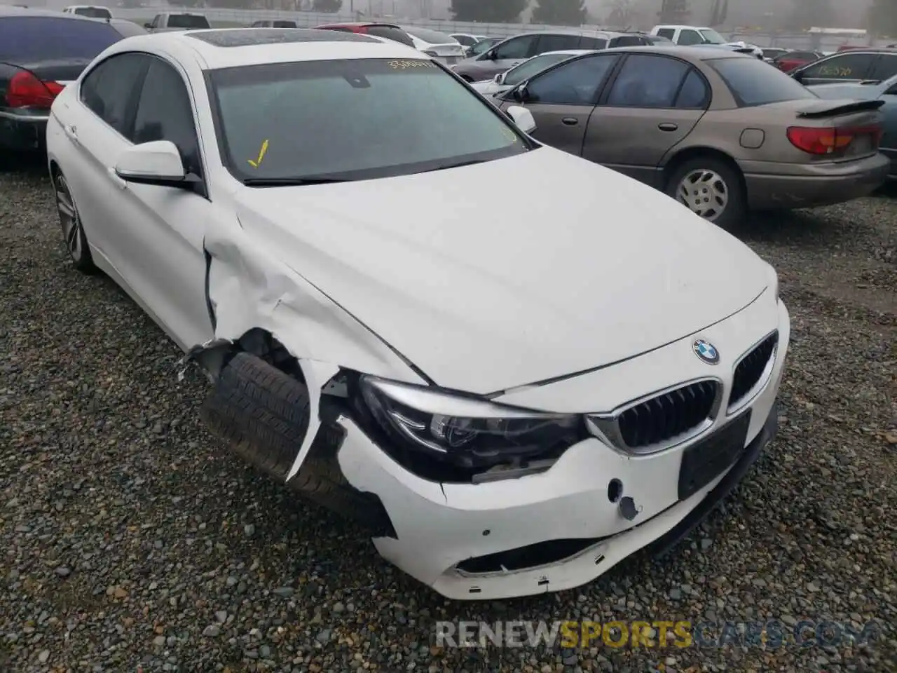 1 Photograph of a damaged car WBA4J3C59KBL05105 BMW 4 SERIES 2019