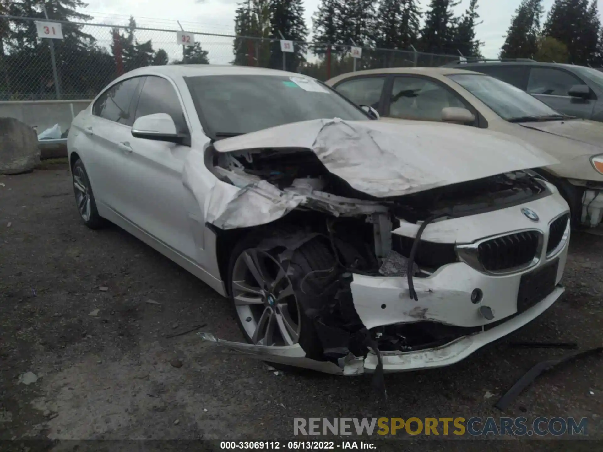 1 Photograph of a damaged car WBA4J3C59KBL05119 BMW 4 SERIES 2019