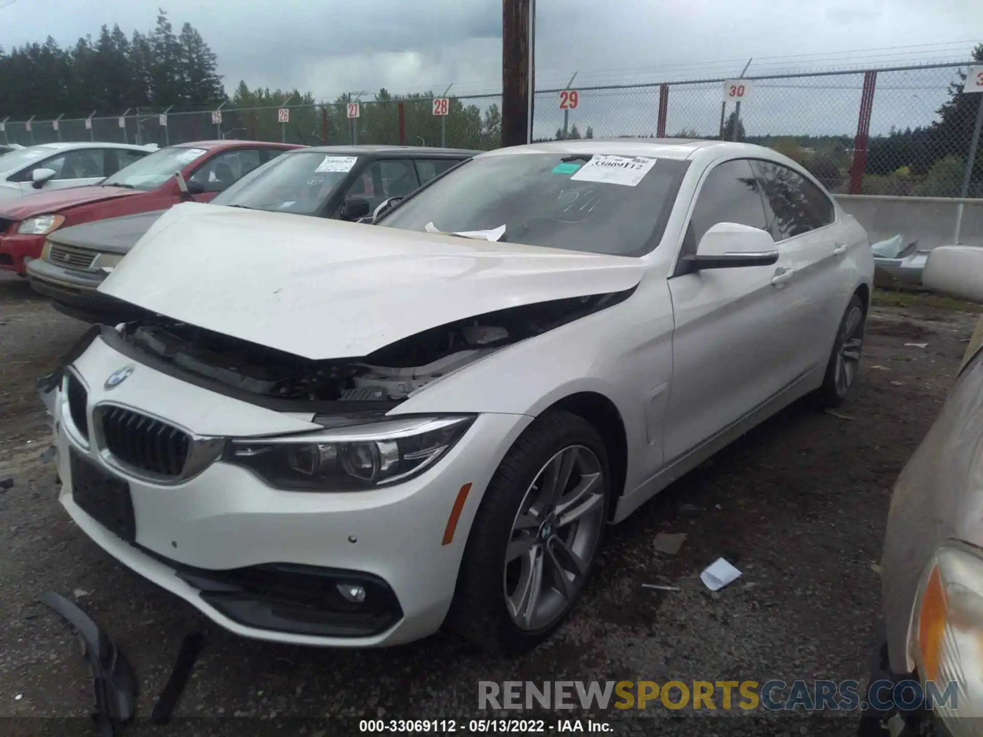 2 Photograph of a damaged car WBA4J3C59KBL05119 BMW 4 SERIES 2019