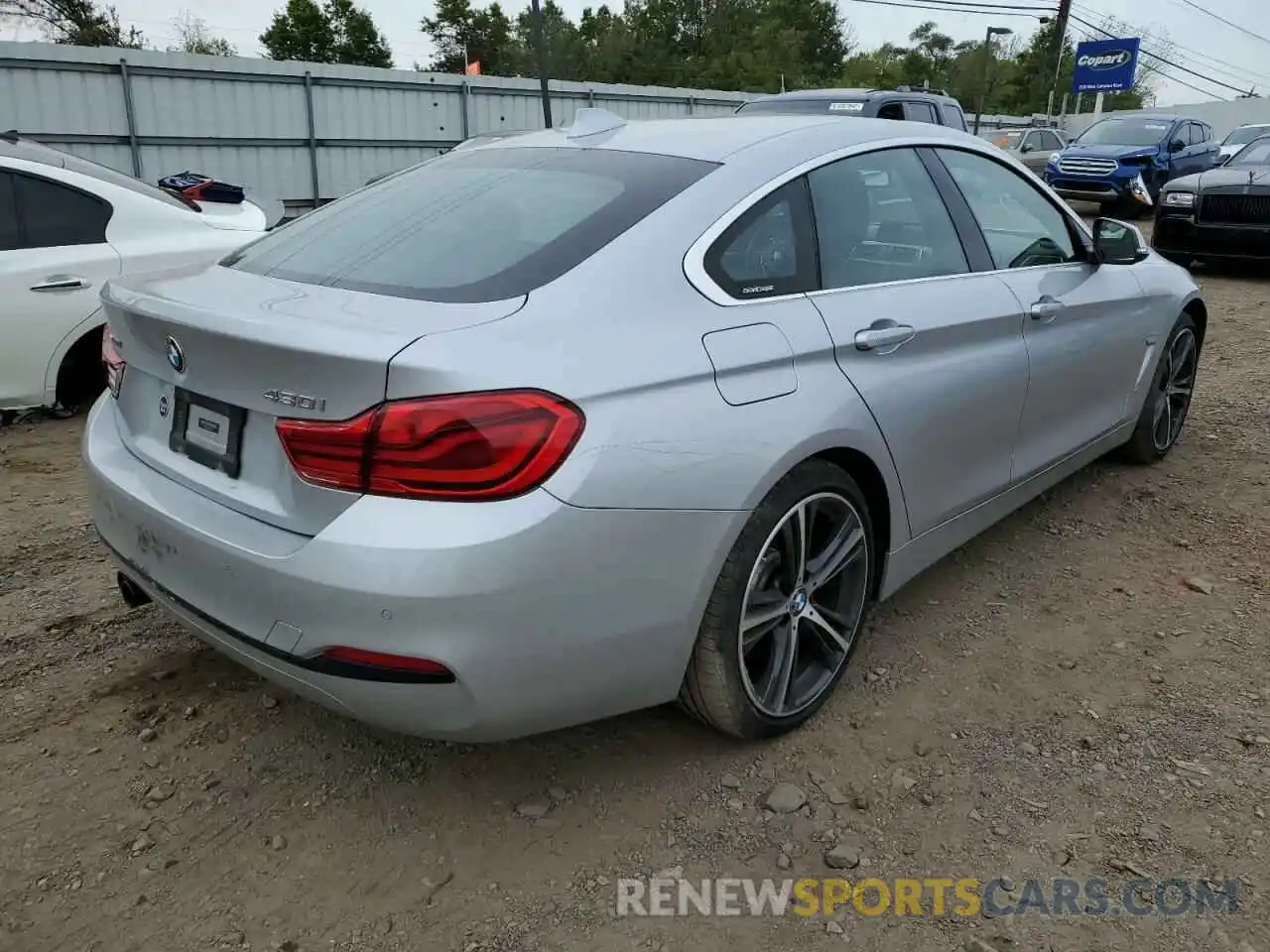 4 Фотография поврежденного автомобиля WBA4J3C59KBL05752 BMW 4 SERIES 2019