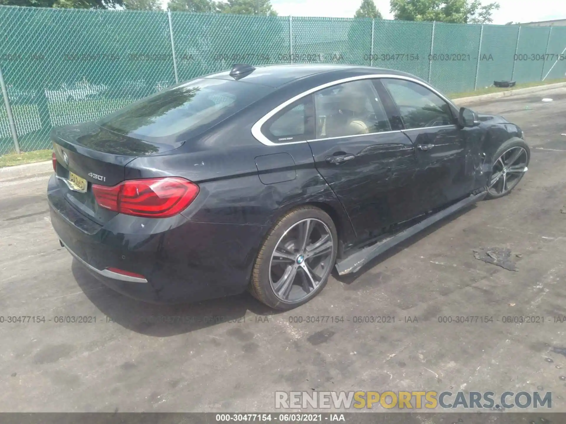 4 Photograph of a damaged car WBA4J3C59KBL06447 BMW 4 SERIES 2019