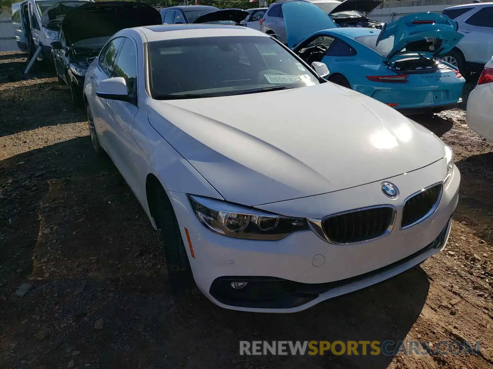 1 Photograph of a damaged car WBA4J3C59KBL06738 BMW 4 SERIES 2019