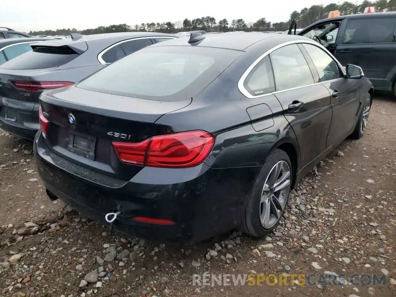 4 Photograph of a damaged car WBA4J3C59KBL07114 BMW 4 SERIES 2019