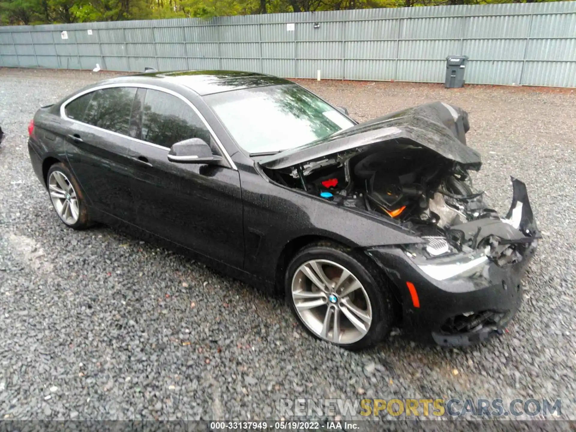 1 Photograph of a damaged car WBA4J3C59KBL07128 BMW 4 SERIES 2019