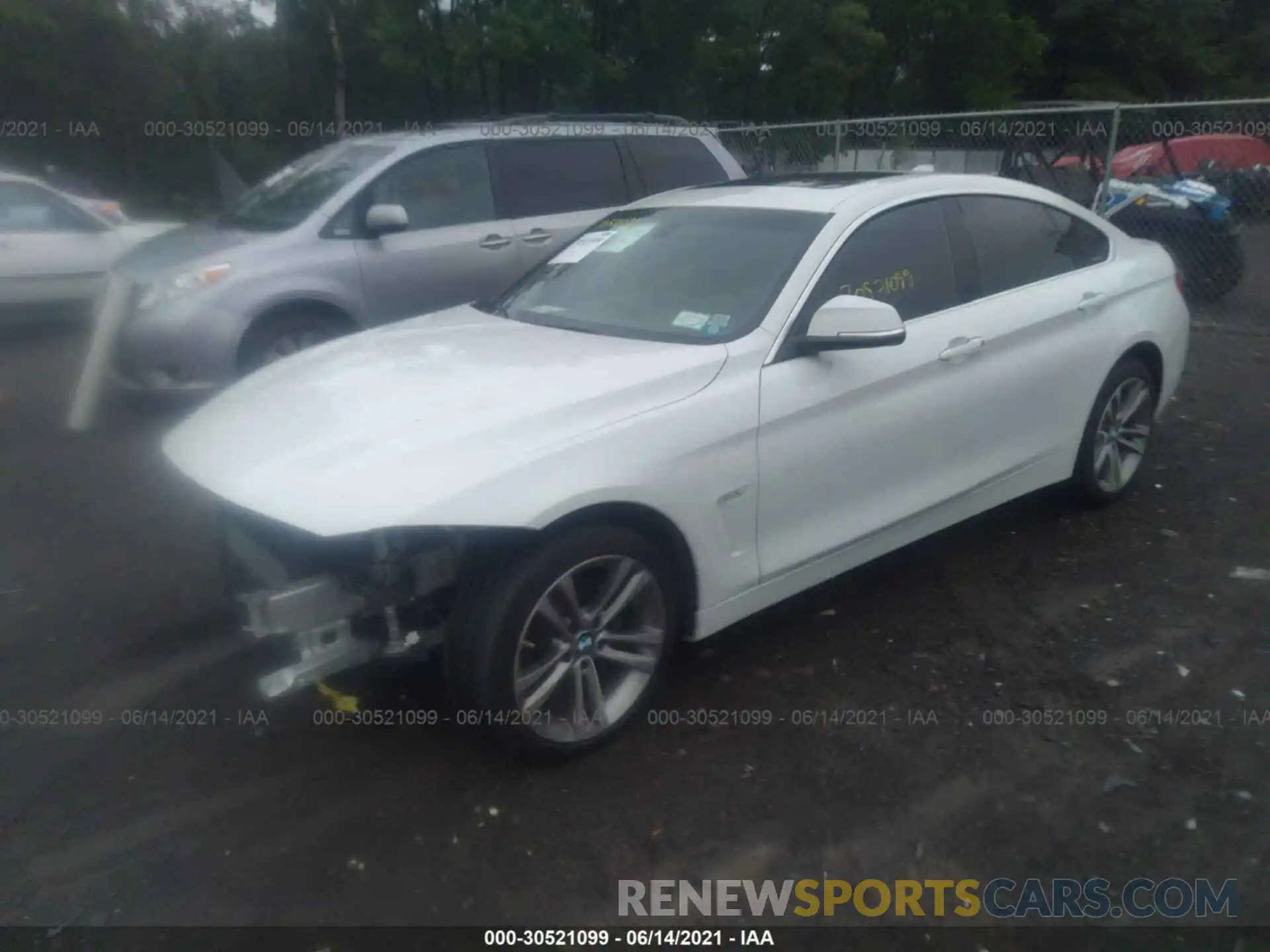 2 Photograph of a damaged car WBA4J3C59KBL07534 BMW 4 SERIES 2019