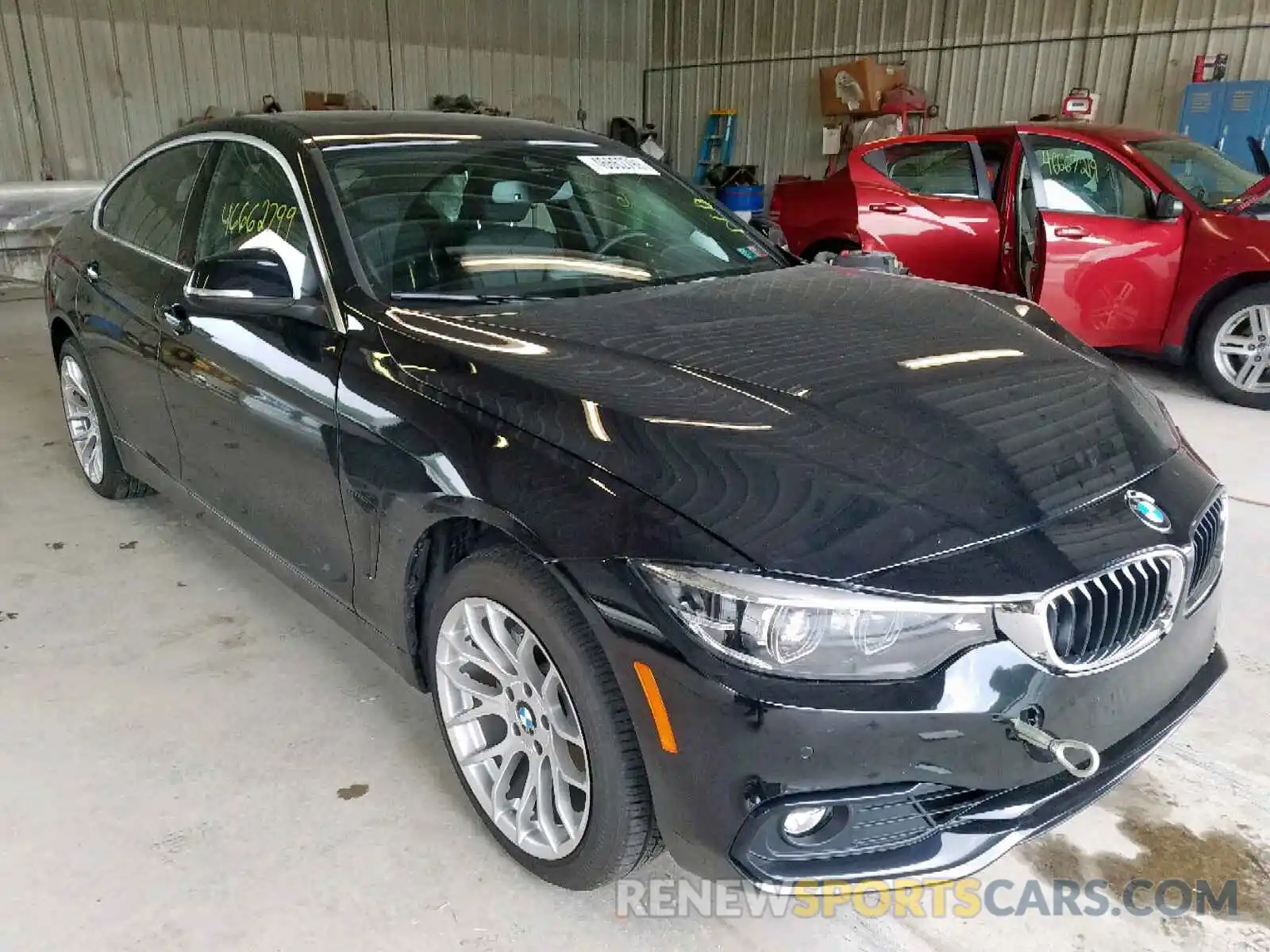 1 Photograph of a damaged car WBA4J3C59KBL08148 BMW 4 SERIES 2019