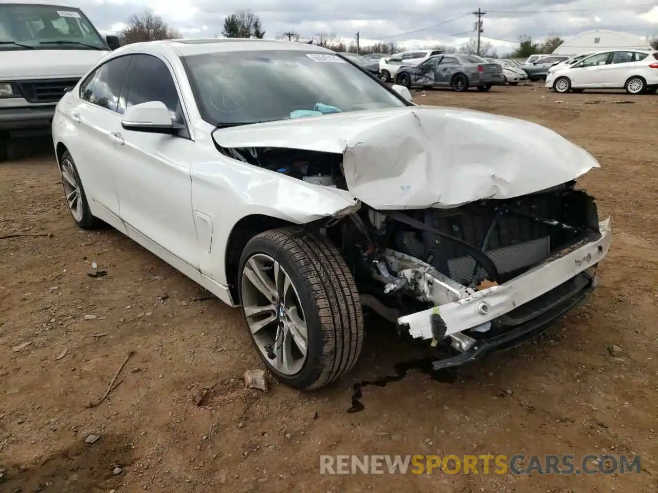 1 Photograph of a damaged car WBA4J3C59KBL08165 BMW 4 SERIES 2019