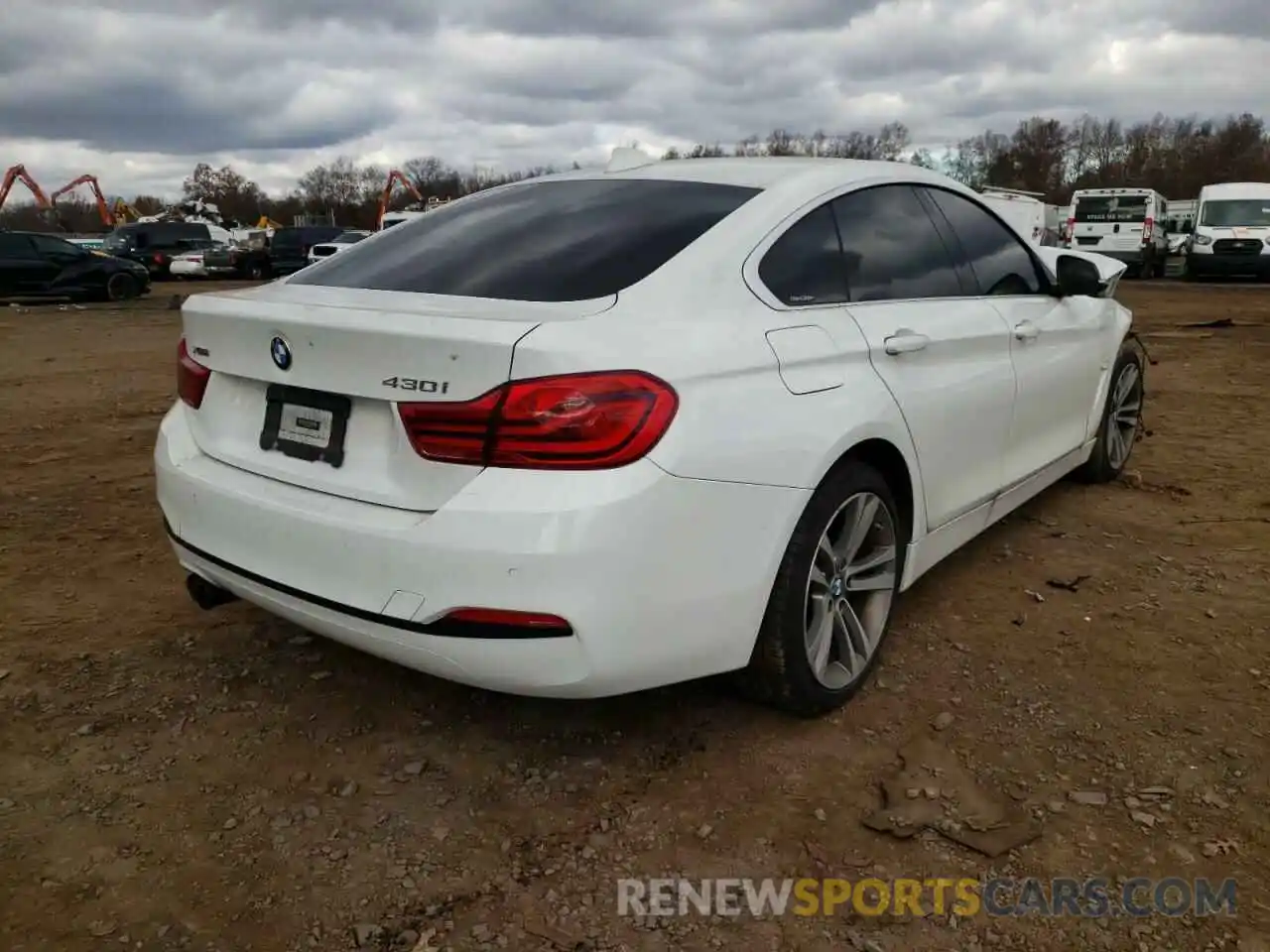 4 Фотография поврежденного автомобиля WBA4J3C59KBL08165 BMW 4 SERIES 2019