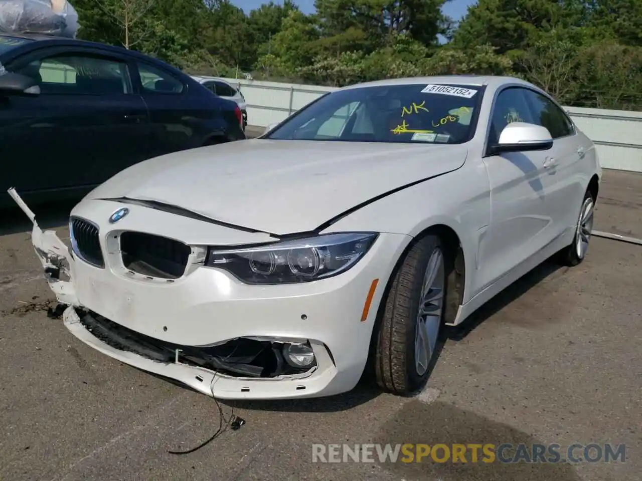 2 Photograph of a damaged car WBA4J3C59KBL08389 BMW 4 SERIES 2019