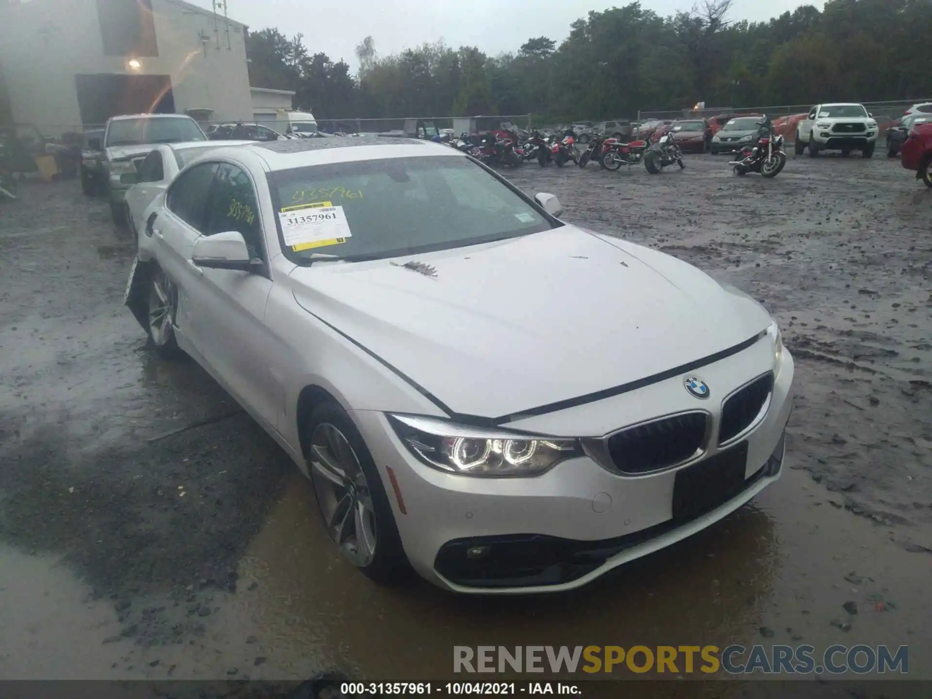 1 Photograph of a damaged car WBA4J3C59KBL08828 BMW 4 SERIES 2019