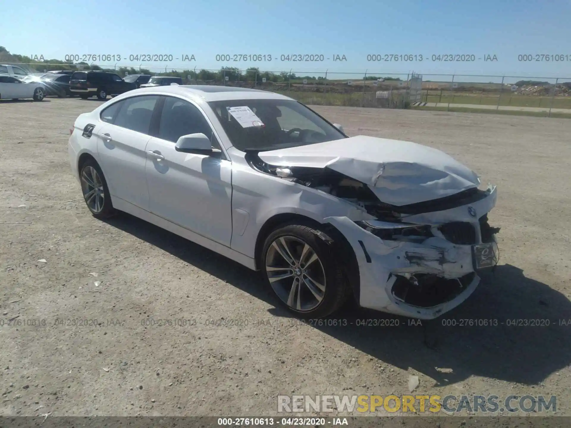 1 Photograph of a damaged car WBA4J3C5XKBL05355 BMW 4 SERIES 2019