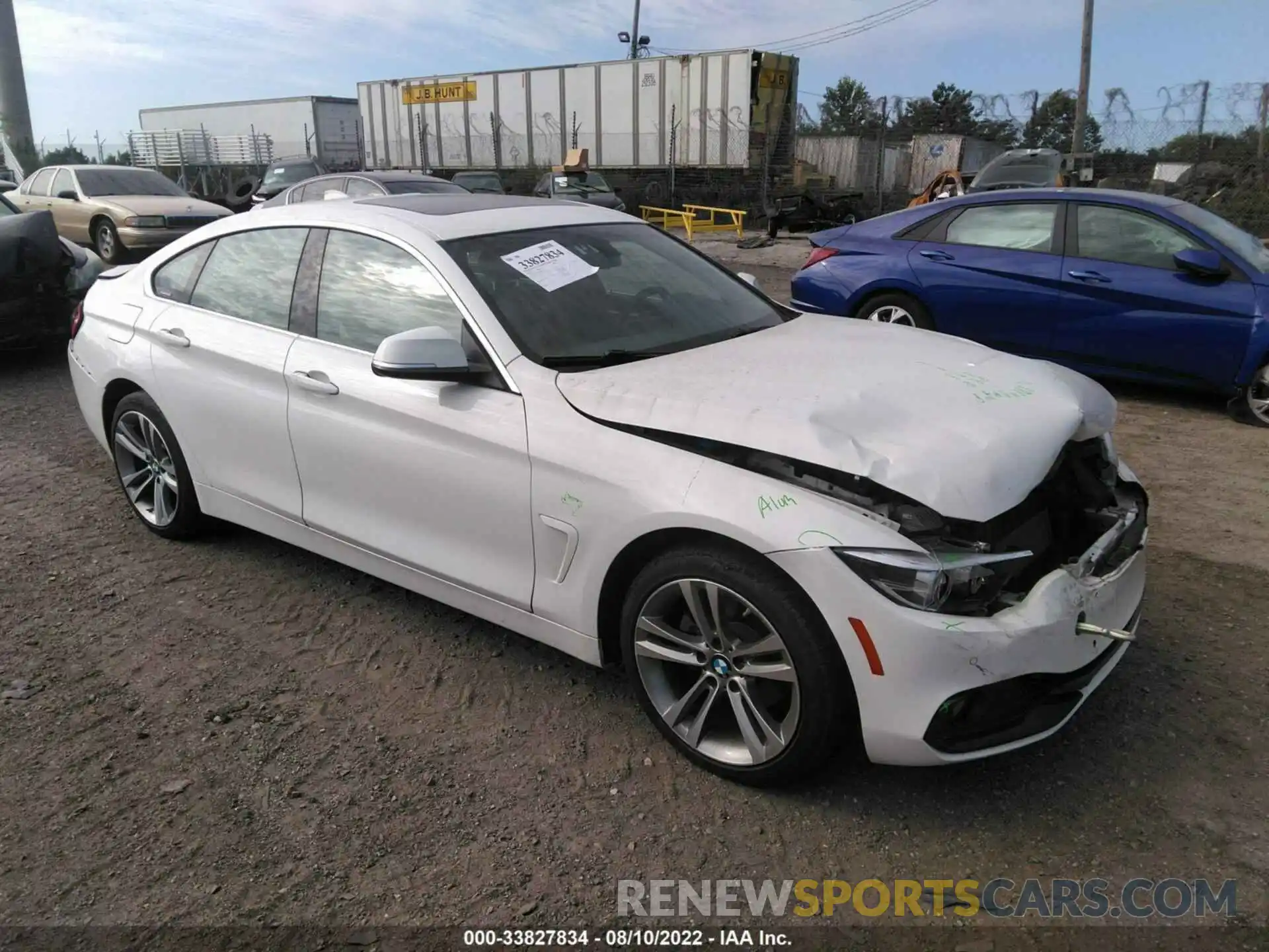 1 Photograph of a damaged car WBA4J3C5XKBL09244 BMW 4 SERIES 2019