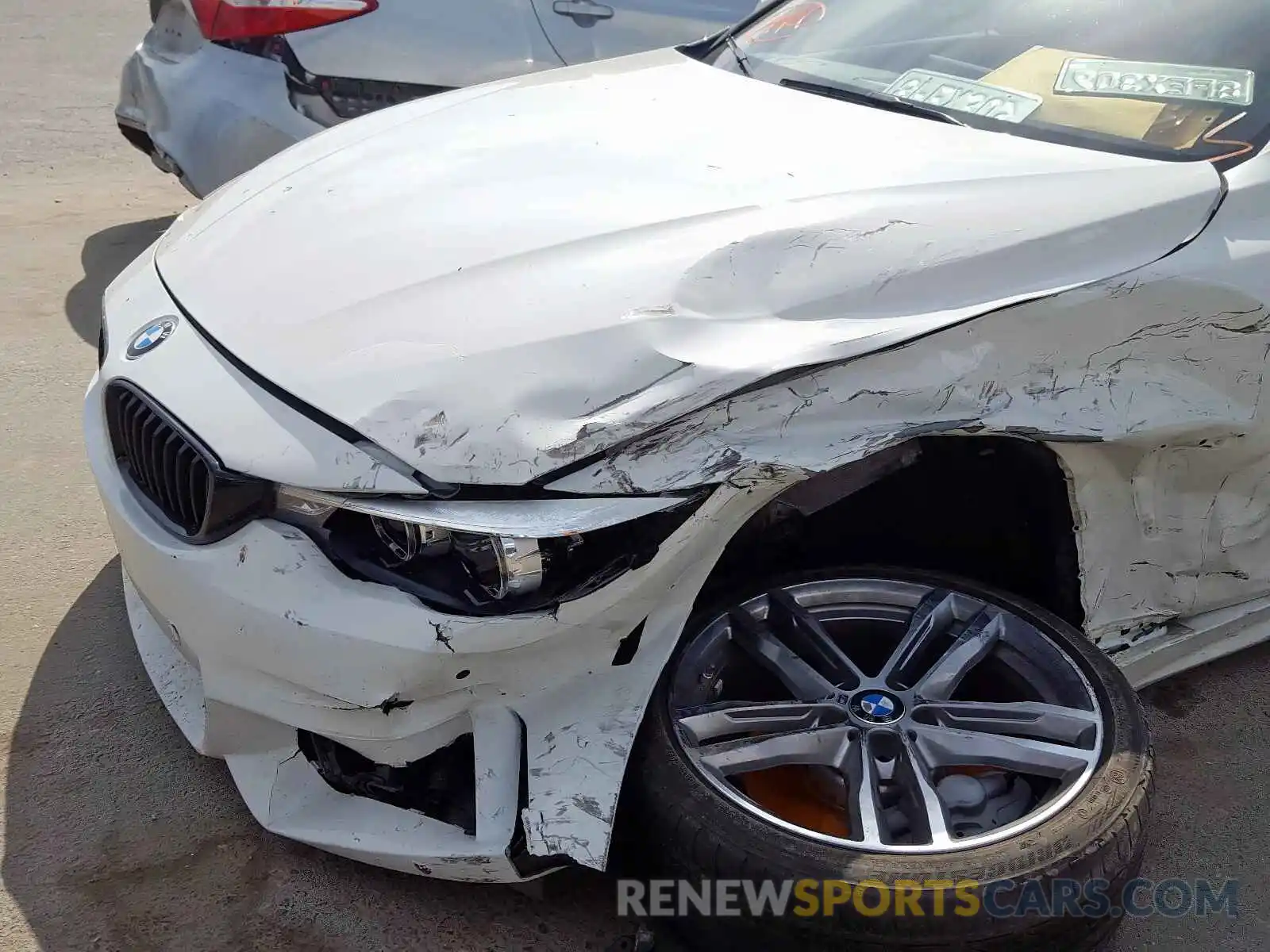 9 Photograph of a damaged car WBA4J5C50KBM65126 BMW 4 SERIES 2019