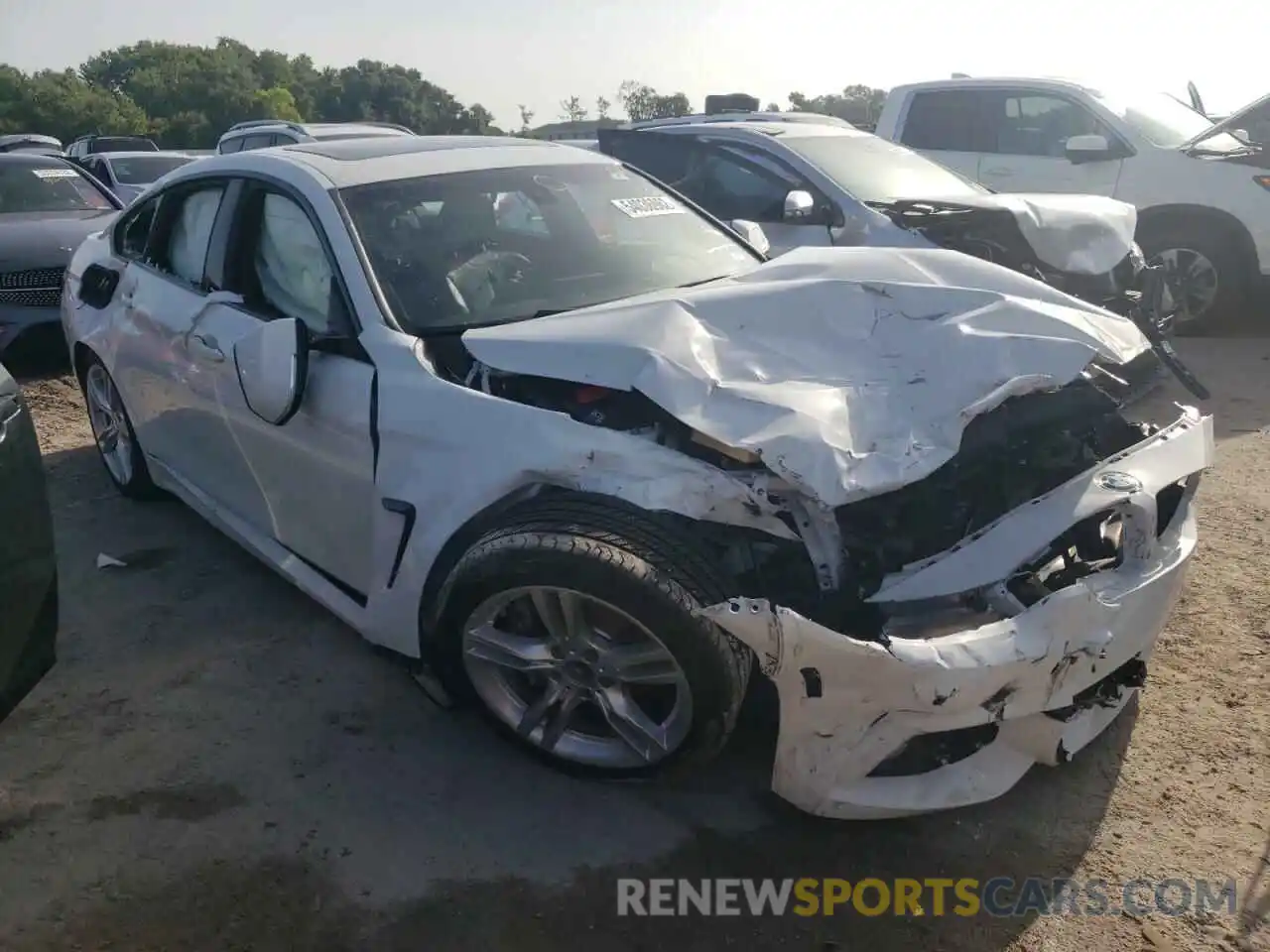 1 Photograph of a damaged car WBA4J5C50KBM65367 BMW 4 SERIES 2019