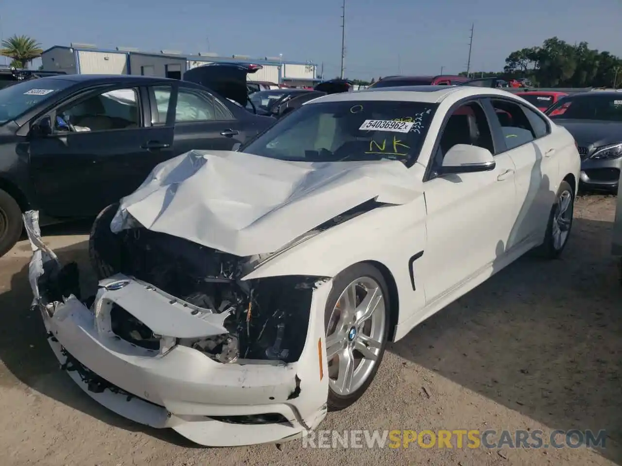 2 Photograph of a damaged car WBA4J5C50KBM65367 BMW 4 SERIES 2019