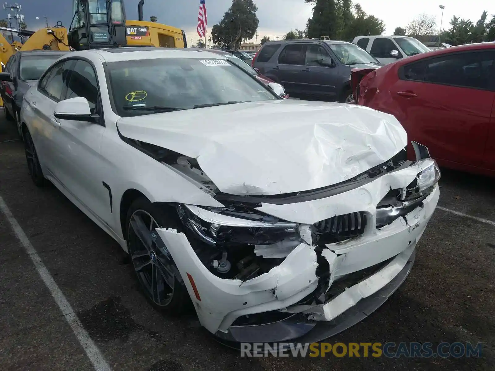 1 Photograph of a damaged car WBA4J5C50KBM65675 BMW 4 SERIES 2019