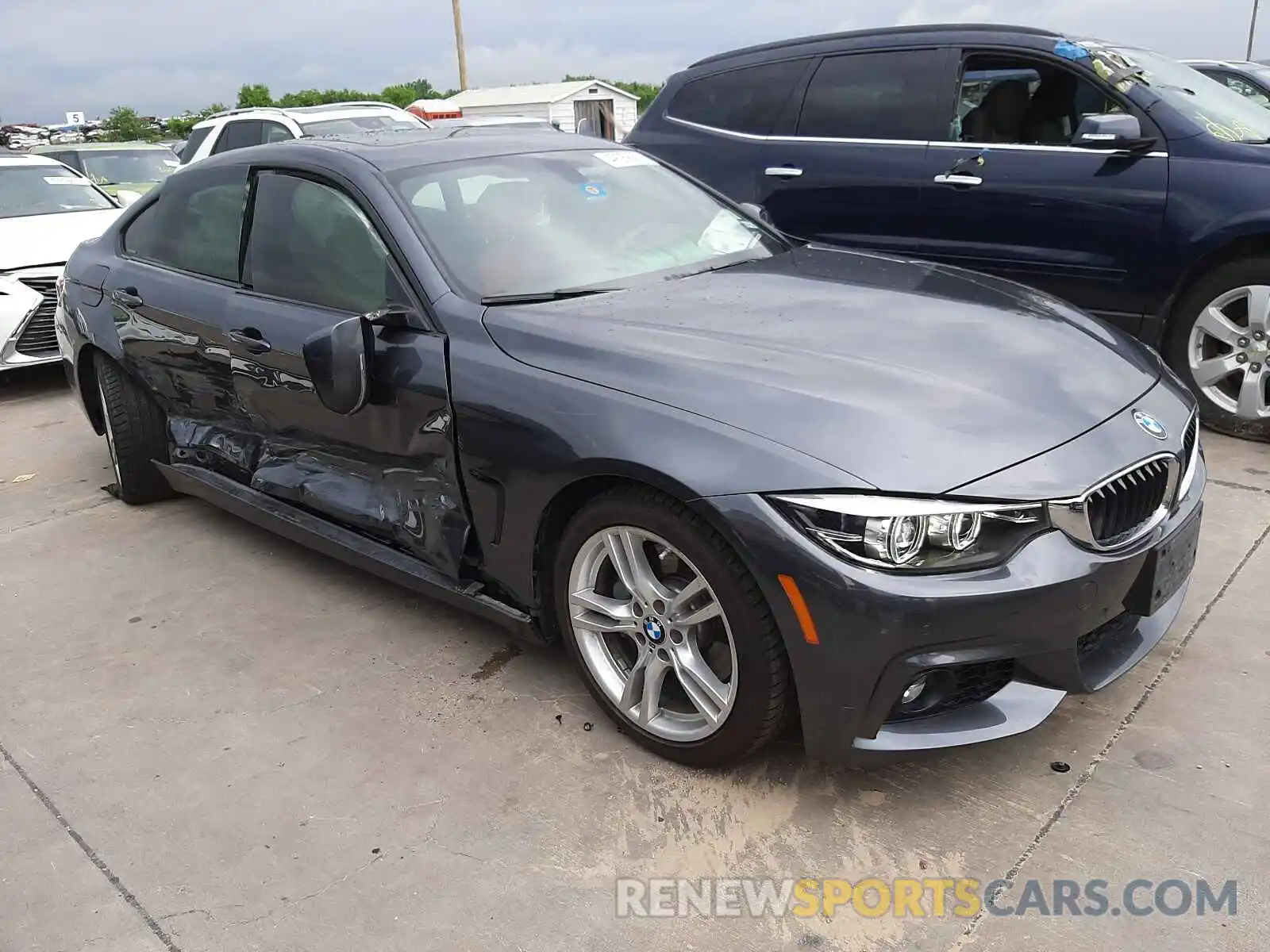 1 Photograph of a damaged car WBA4J5C50KBM66065 BMW 4 SERIES 2019