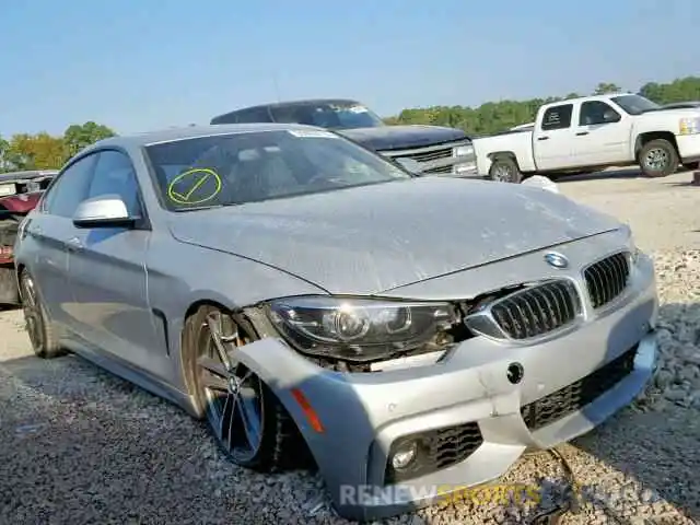 1 Фотография поврежденного автомобиля WBA4J5C50KBM66695 BMW 4 SERIES 2019