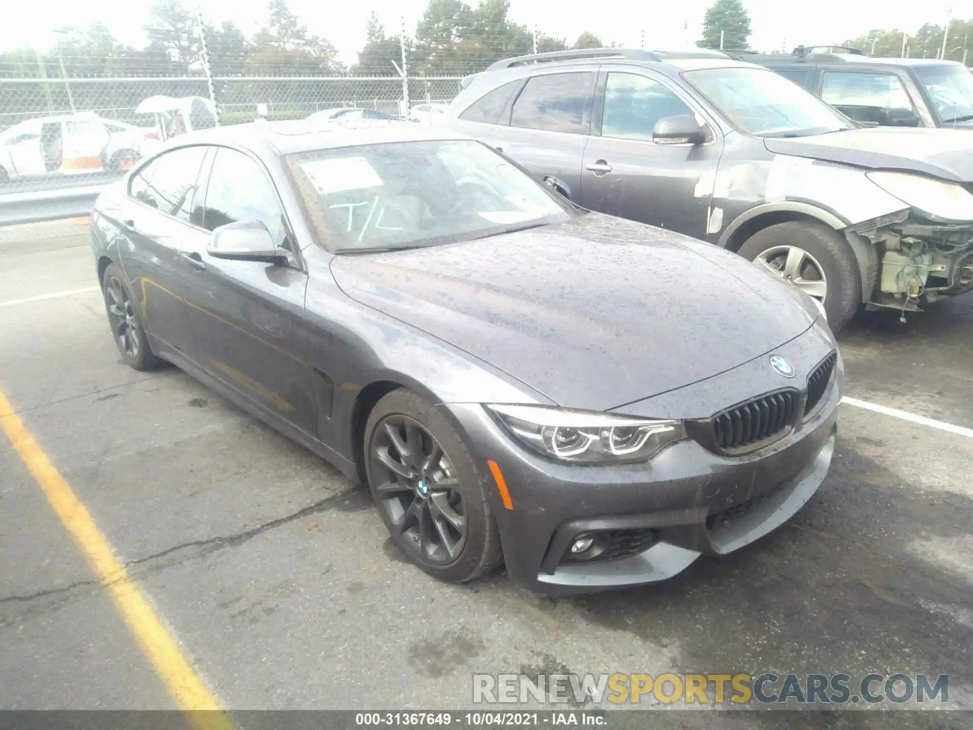 1 Photograph of a damaged car WBA4J5C52KBM65063 BMW 4 SERIES 2019