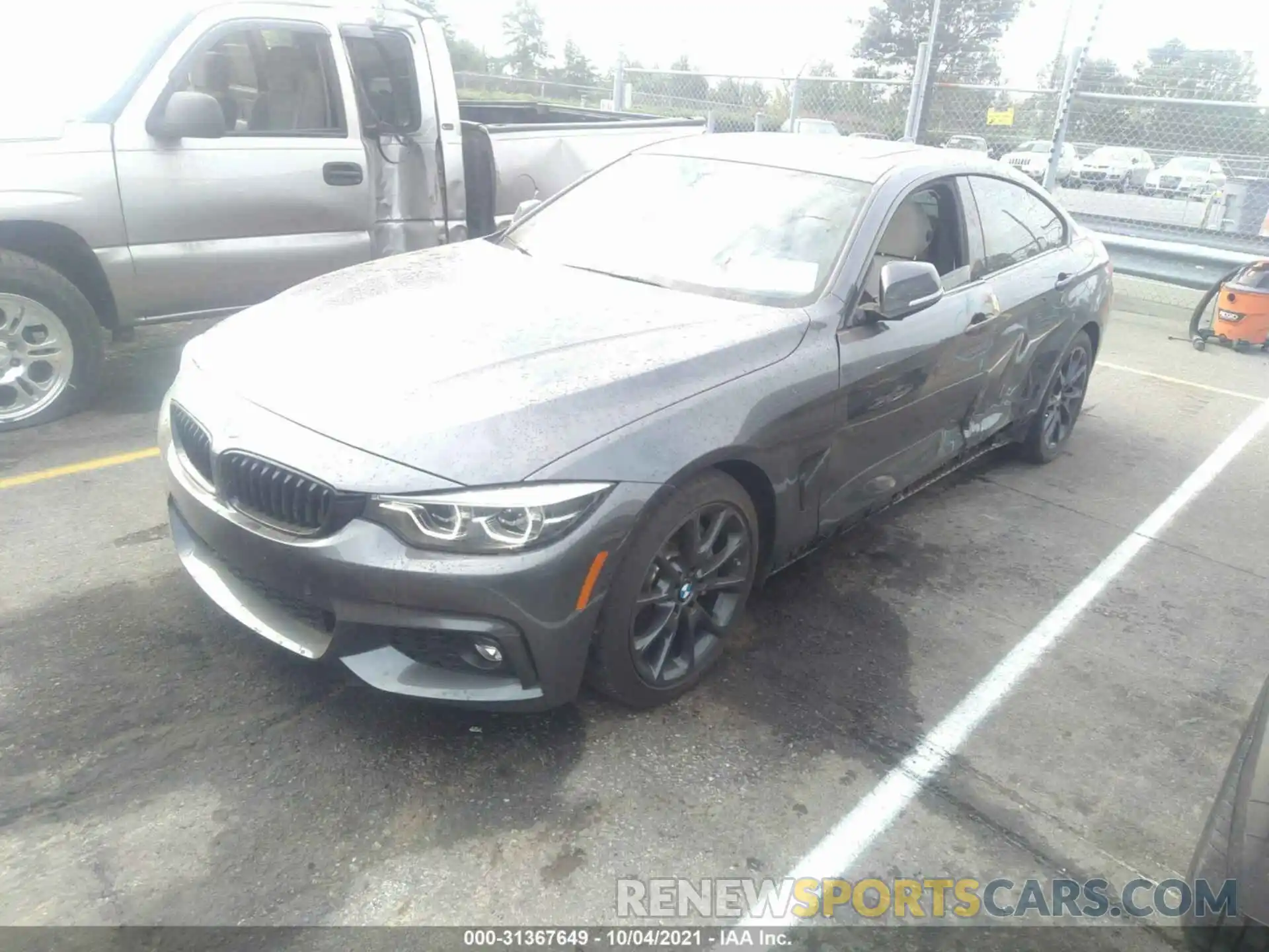 2 Photograph of a damaged car WBA4J5C52KBM65063 BMW 4 SERIES 2019