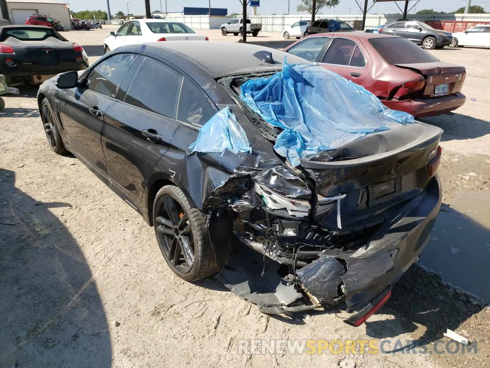 3 Photograph of a damaged car WBA4J5C52KBM65435 BMW 4 SERIES 2019