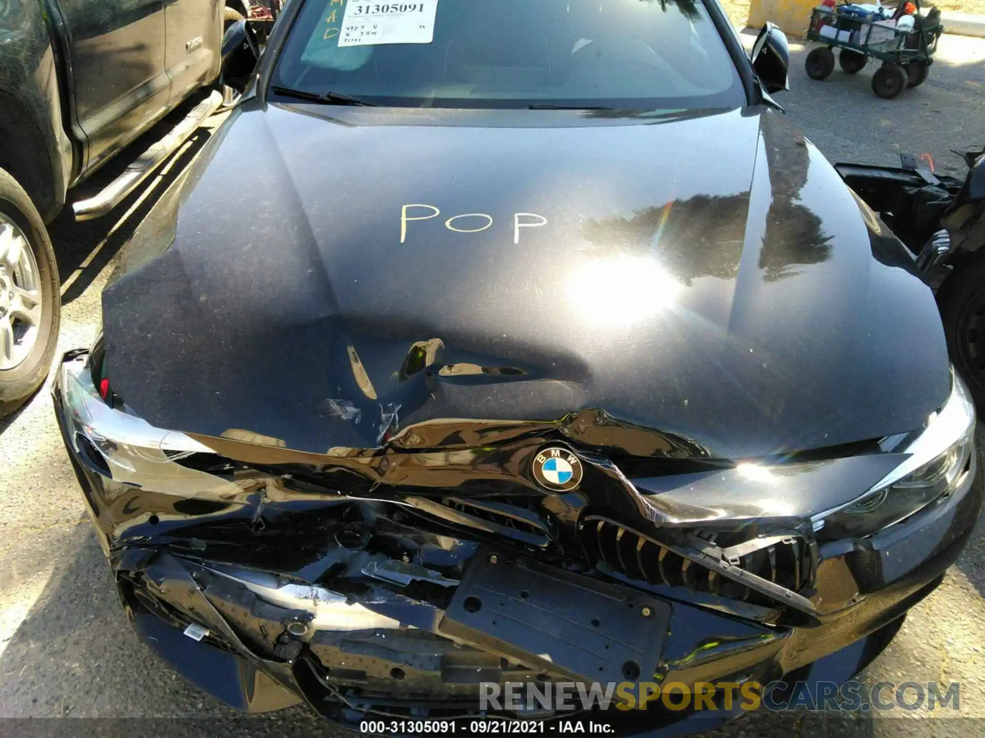 10 Photograph of a damaged car WBA4J5C52KBM65984 BMW 4 SERIES 2019