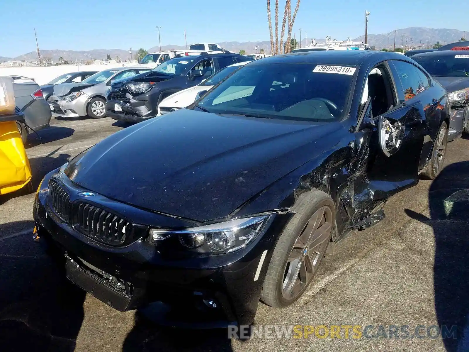 2 Photograph of a damaged car WBA4J5C52KBM66553 BMW 4 SERIES 2019