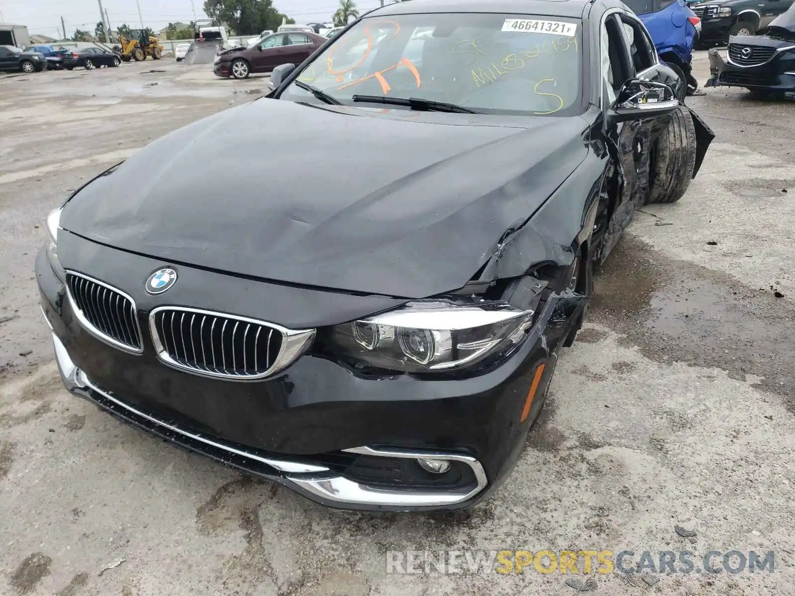 10 Photograph of a damaged car WBA4J5C54KBM65243 BMW 4 SERIES 2019