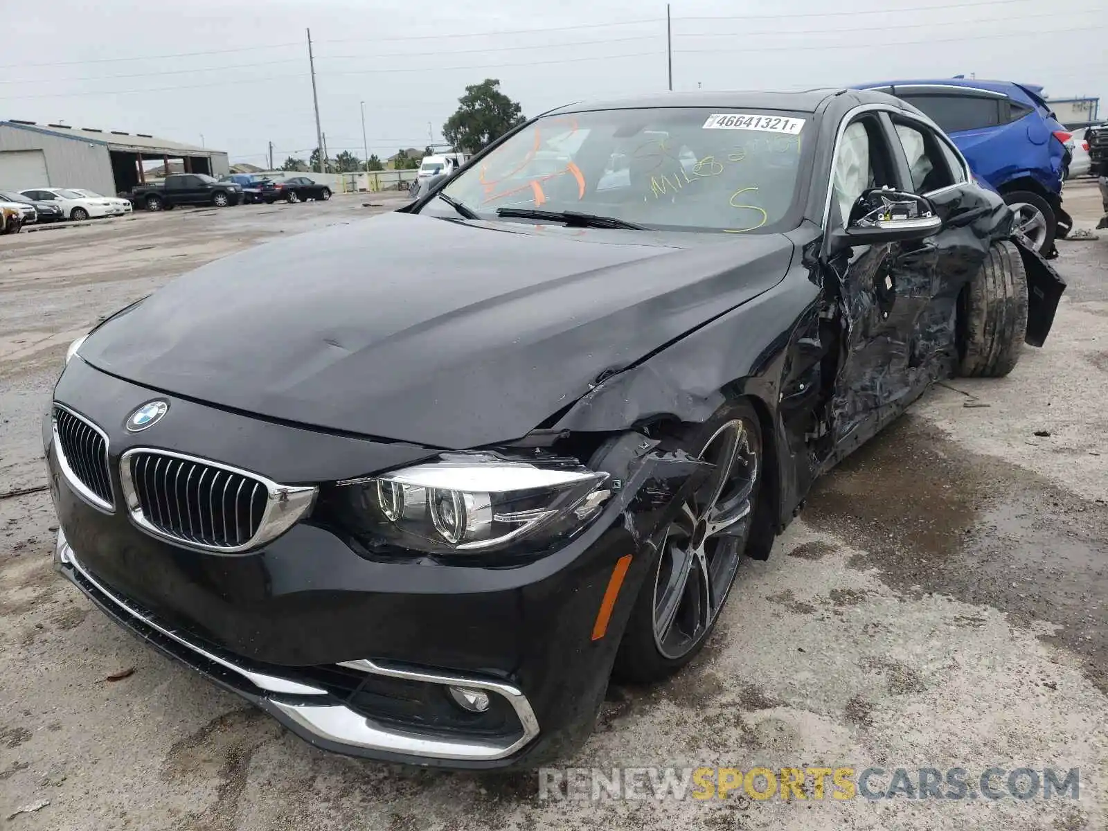 2 Photograph of a damaged car WBA4J5C54KBM65243 BMW 4 SERIES 2019