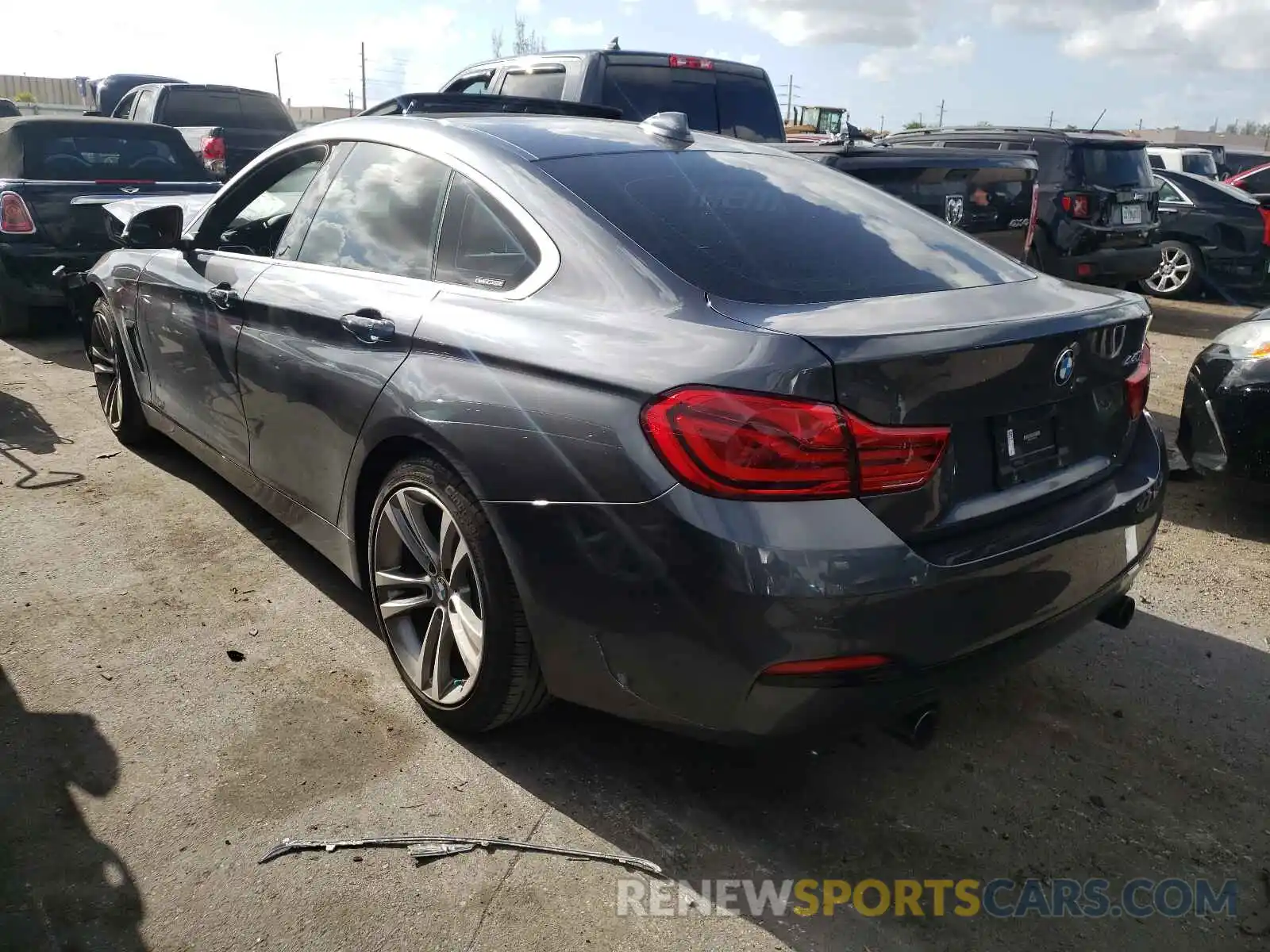 3 Photograph of a damaged car WBA4J5C54KBM66411 BMW 4 SERIES 2019