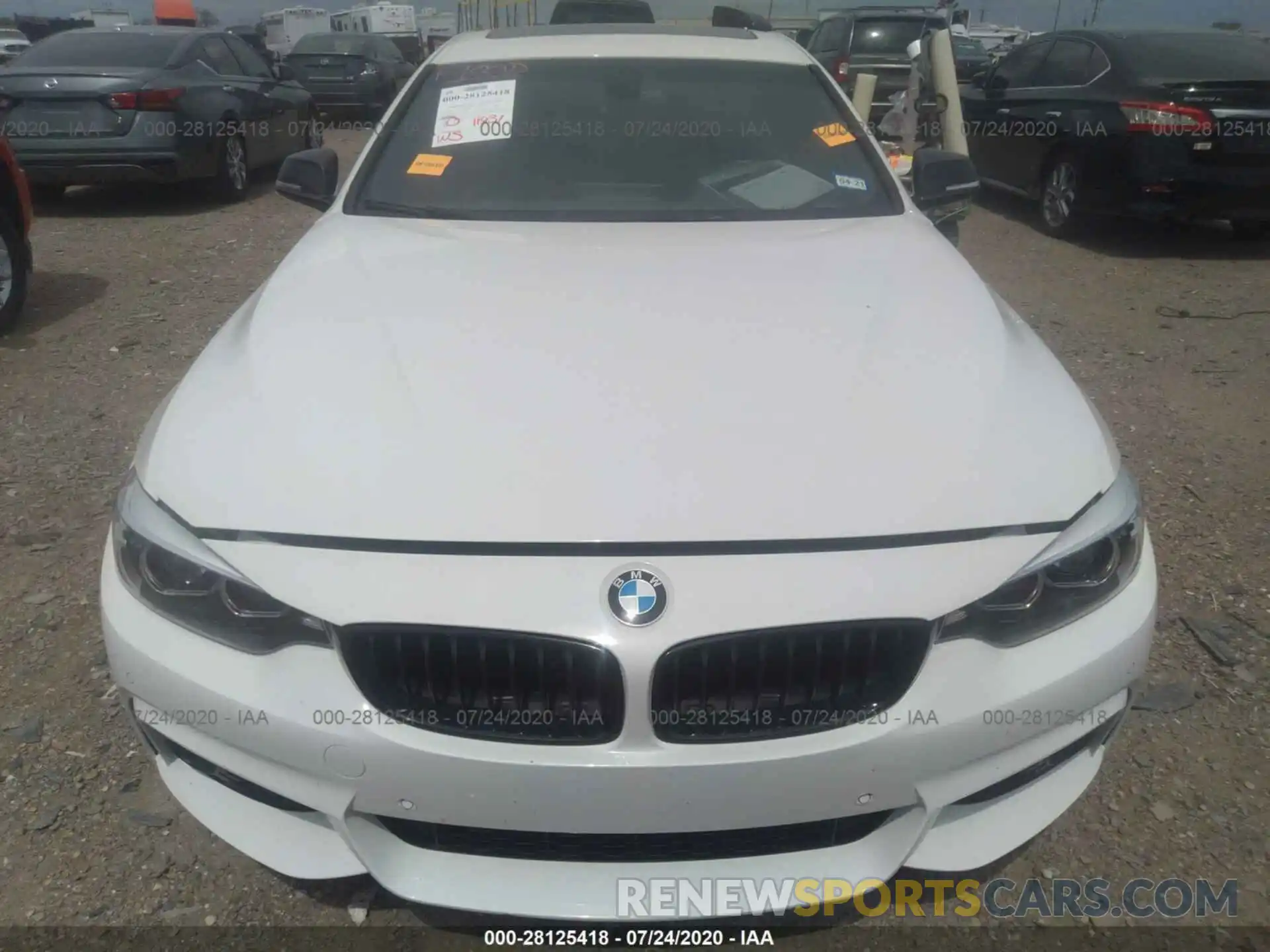 6 Фотография поврежденного автомобиля WBA4J5C54KBM66599 BMW 4 SERIES 2019