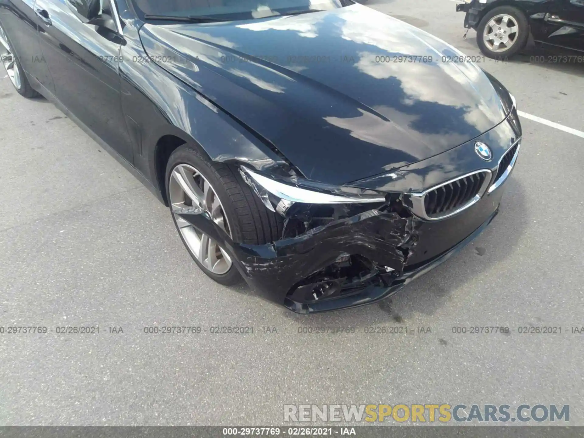 6 Photograph of a damaged car WBA4J5C55KBM65011 BMW 4 SERIES 2019