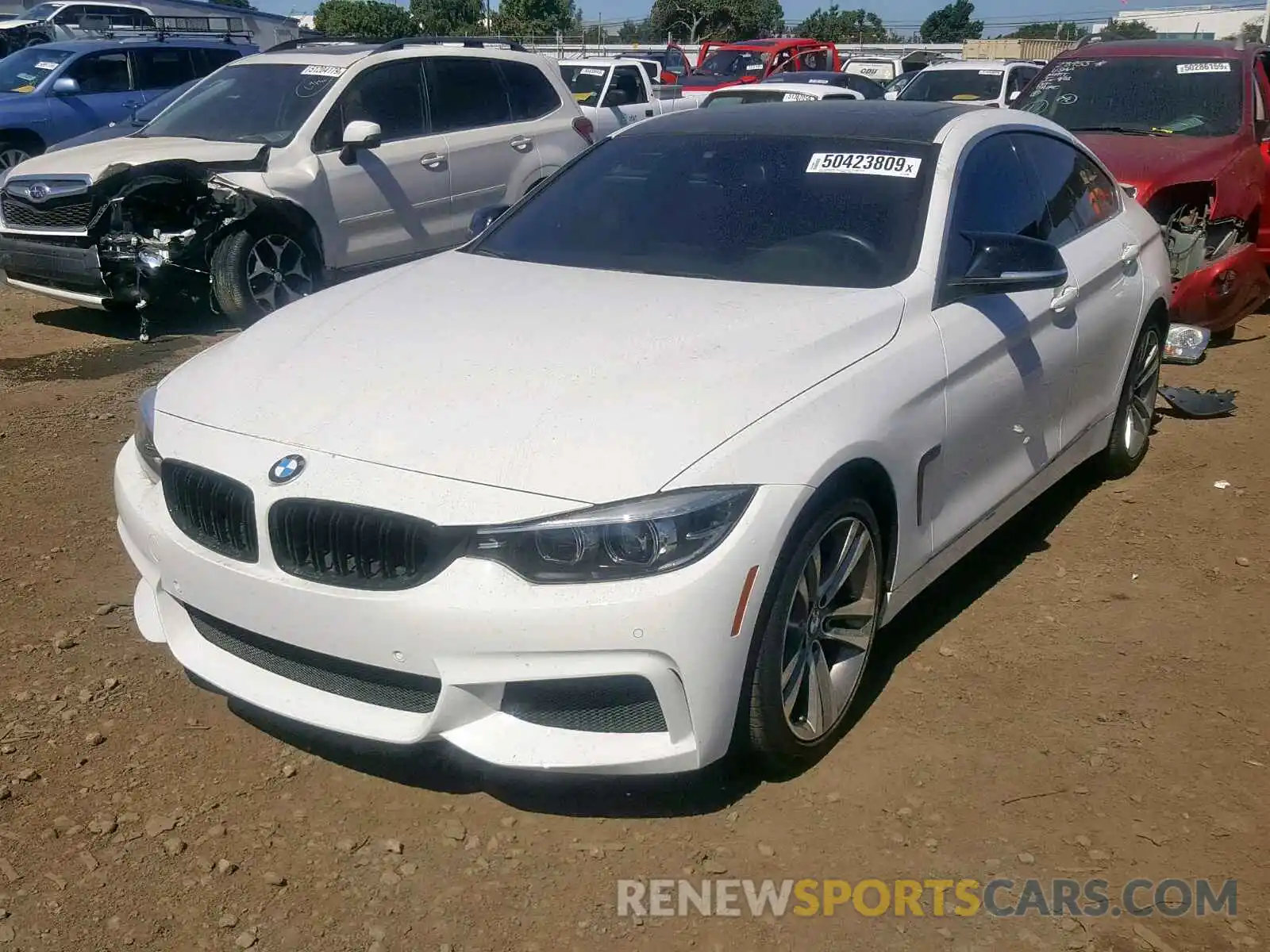 2 Photograph of a damaged car WBA4J5C55KBM65042 BMW 4 SERIES 2019