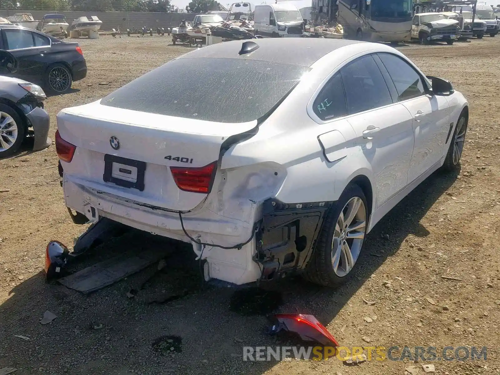 4 Photograph of a damaged car WBA4J5C55KBM65042 BMW 4 SERIES 2019