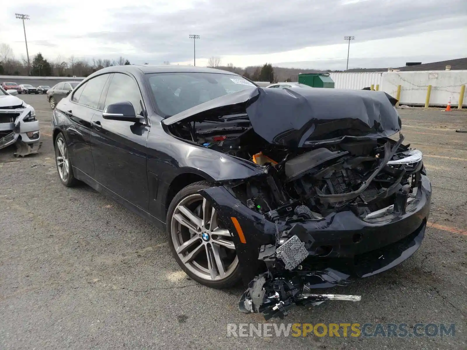 1 Photograph of a damaged car WBA4J5C55KBM65185 BMW 4 SERIES 2019