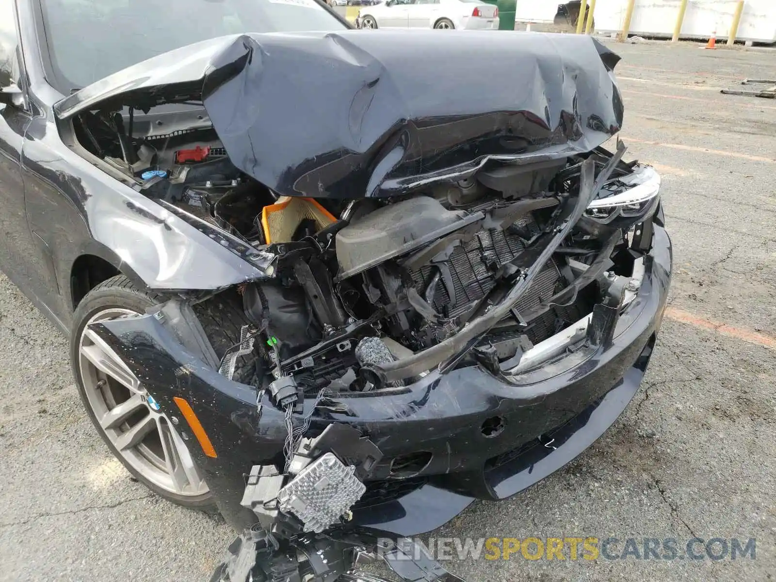 9 Фотография поврежденного автомобиля WBA4J5C55KBM65185 BMW 4 SERIES 2019