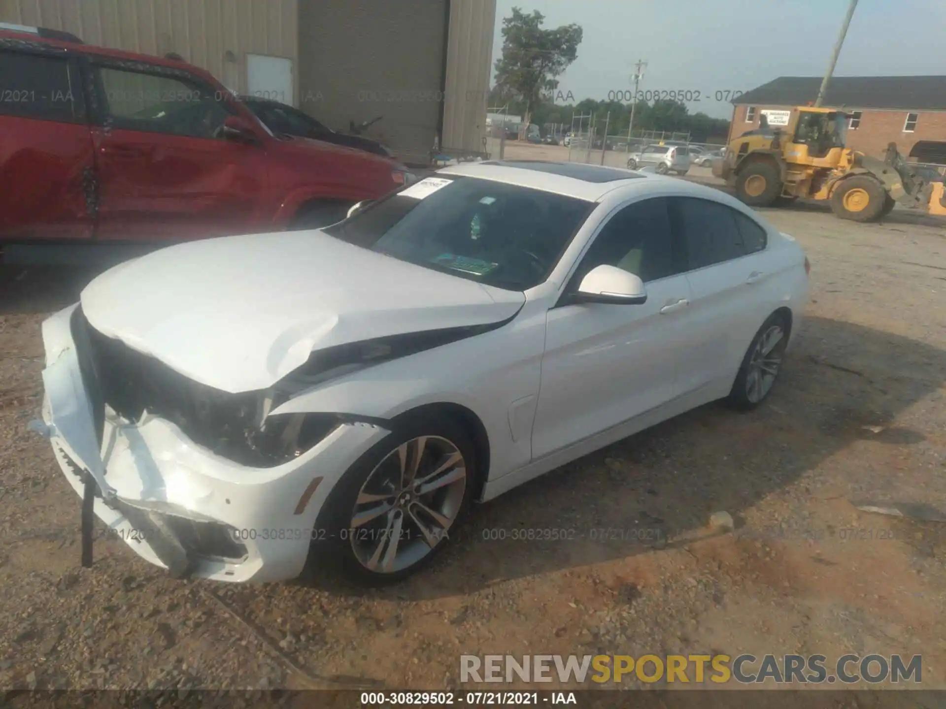 2 Photograph of a damaged car WBA4J5C55KBM65901 BMW 4 SERIES 2019