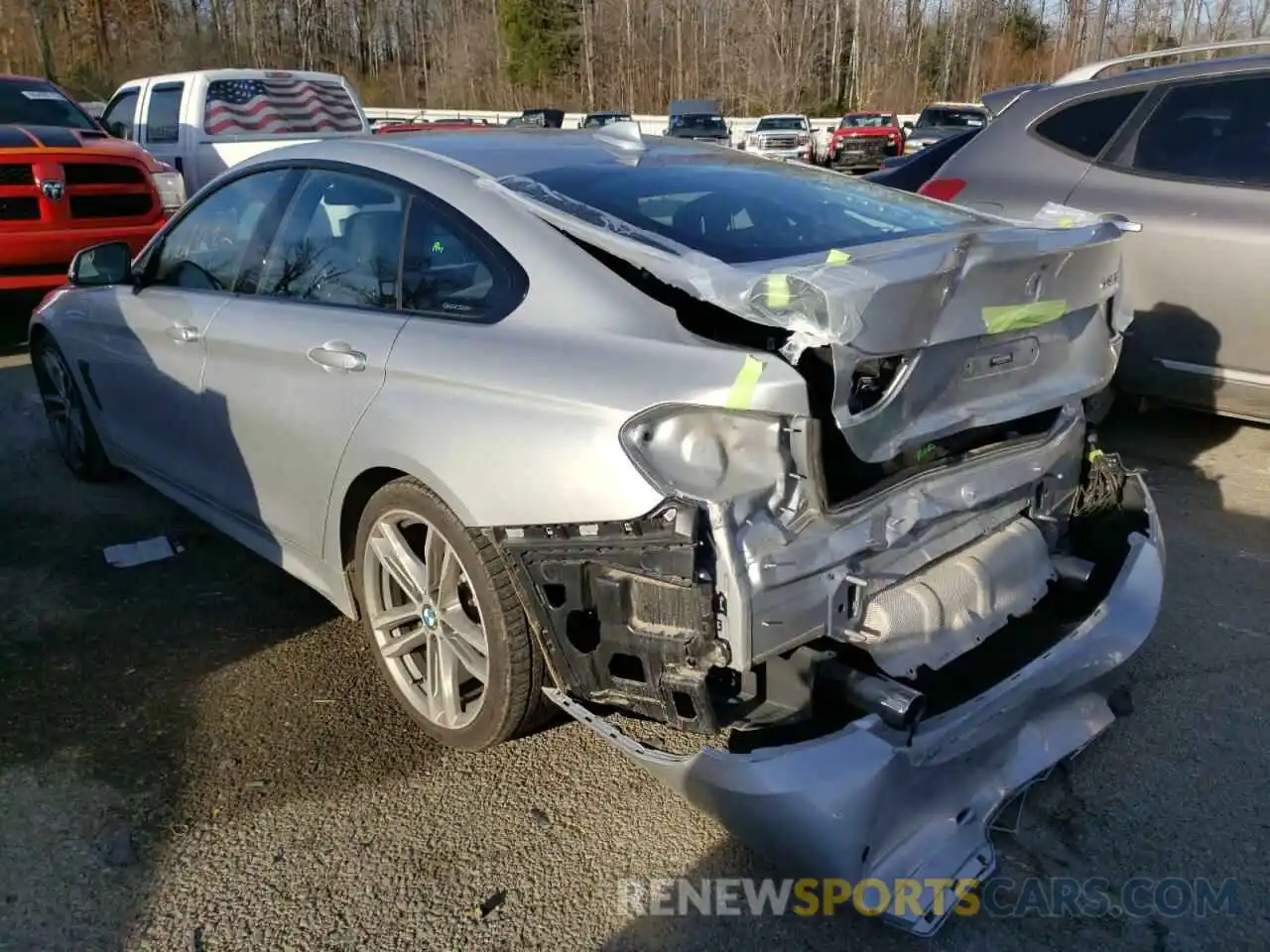 3 Photograph of a damaged car WBA4J5C55KBM66417 BMW 4 SERIES 2019