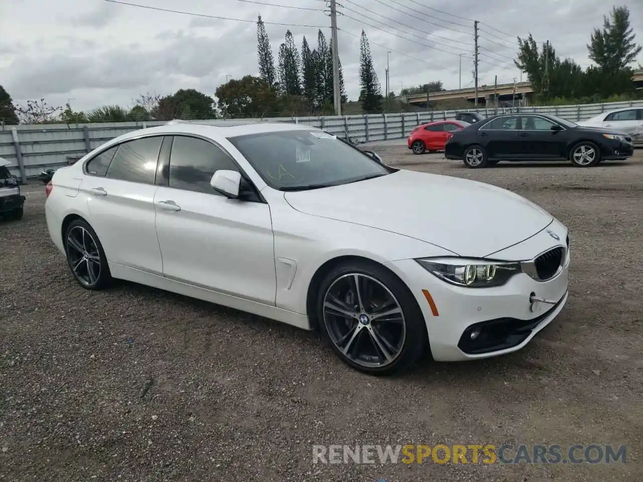 1 Photograph of a damaged car WBA4J5C56KBM65468 BMW 4 SERIES 2019