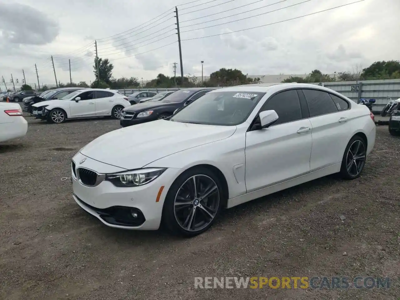 2 Photograph of a damaged car WBA4J5C56KBM65468 BMW 4 SERIES 2019