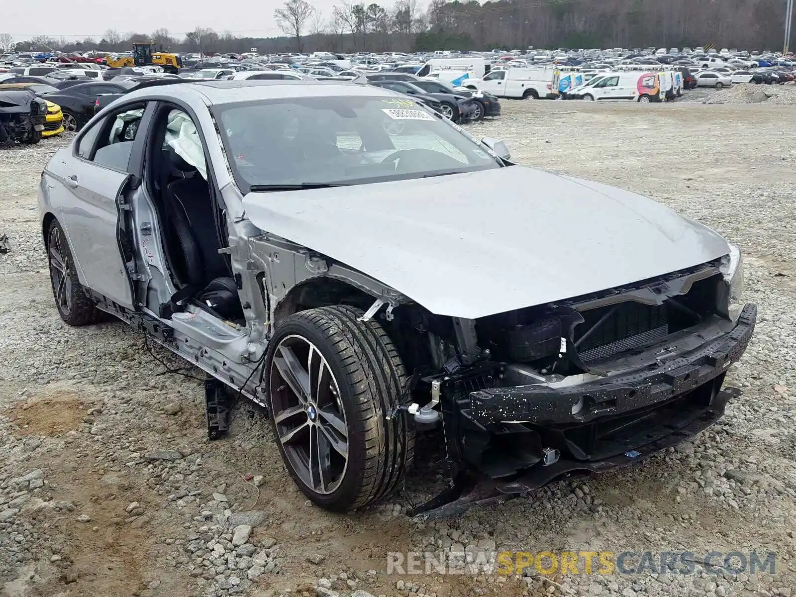 1 Photograph of a damaged car WBA4J5C56KBM65809 BMW 4 SERIES 2019