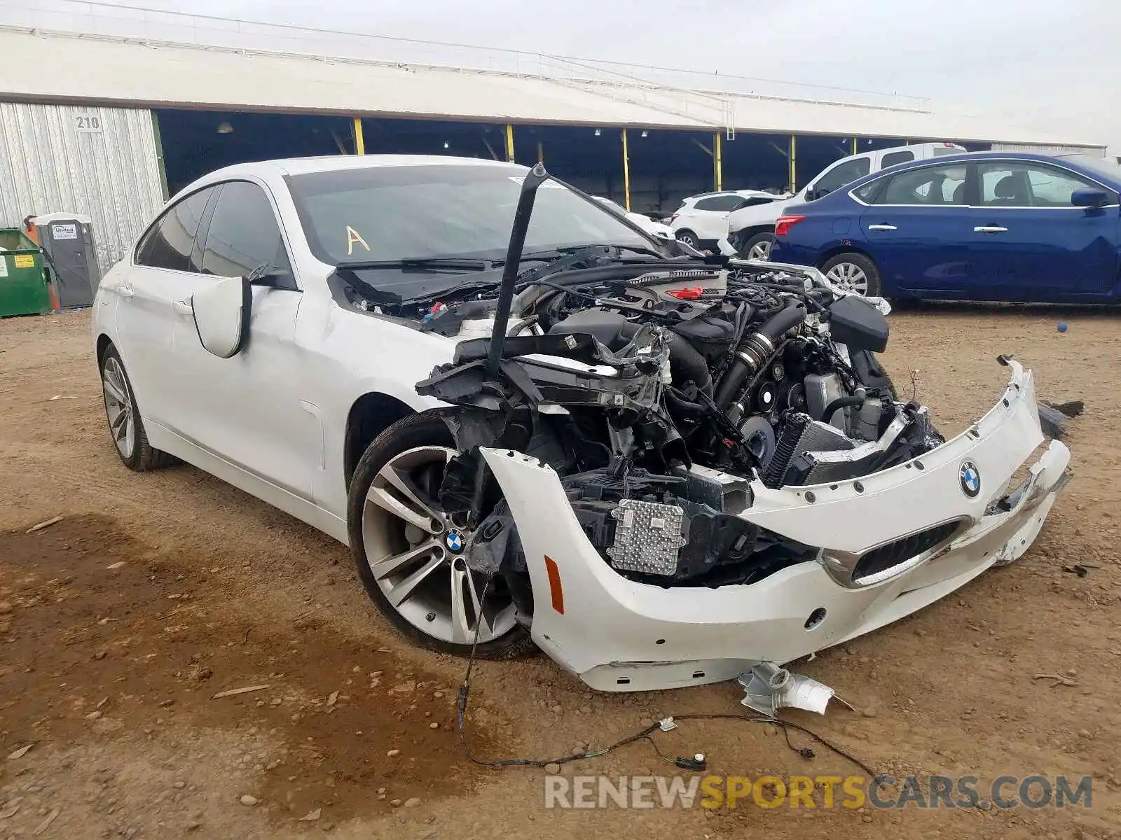 1 Photograph of a damaged car WBA4J5C56KBM66751 BMW 4 SERIES 2019