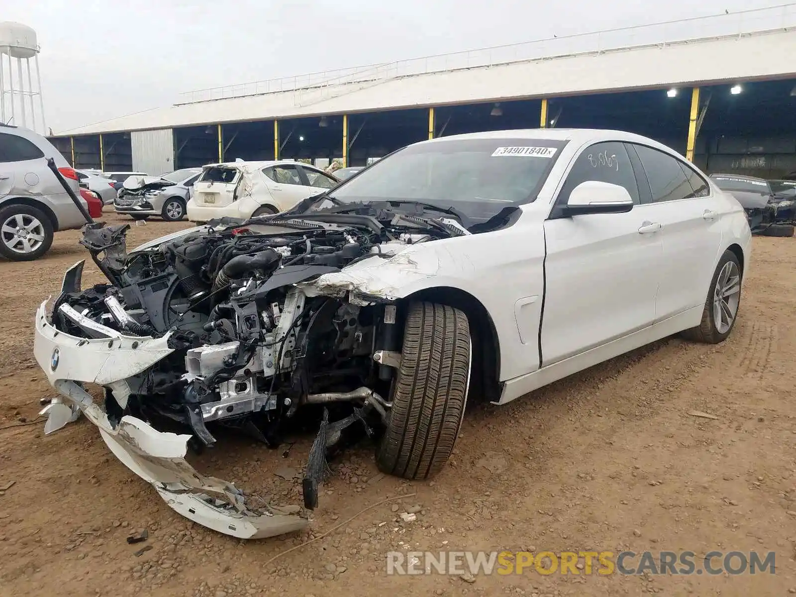 2 Photograph of a damaged car WBA4J5C56KBM66751 BMW 4 SERIES 2019