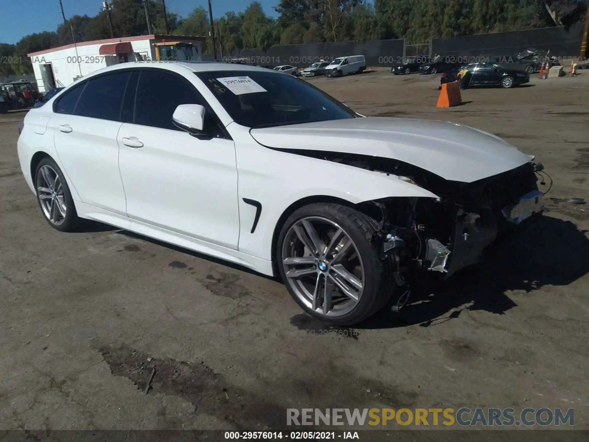 1 Photograph of a damaged car WBA4J5C56KBM66765 BMW 4 SERIES 2019